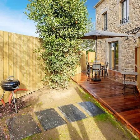 Le Rocher- Belle Maison De Charme -Jardin/Parking Cancale Exterior foto